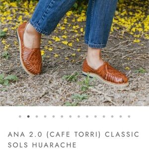 a.n.a Tan Woven Huarache Slip-On Moccasins